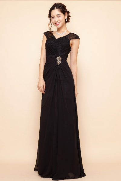 総レースマーメイドドレス